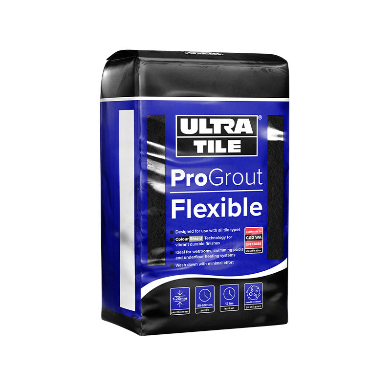 UltraTile Progrout Flexible Black - 3kg