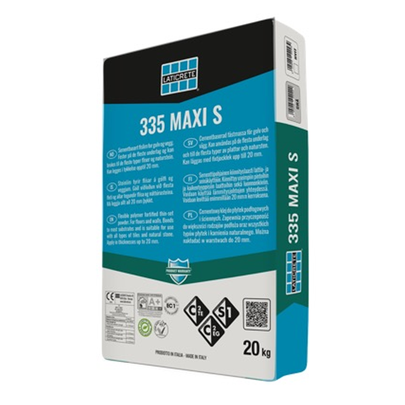 Laticrete 335 Maxi S White Tile Adhesive C2TES1 - 20kg