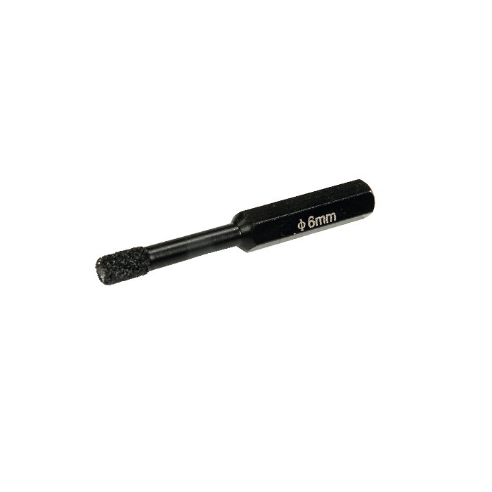 Forte 6mm Wax Filled Tile Drill Bit – Porcelain Ceramic Dry Drill No Water Needed