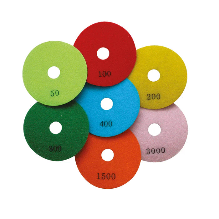 Stonegate 100mm 400 Grit Diamond Polishing Pad Dry Granite Marble Concrete