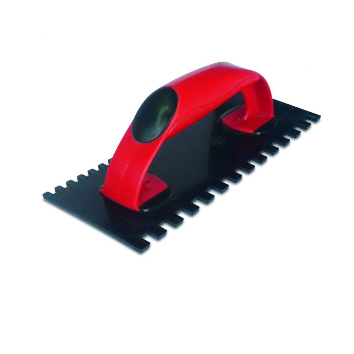 Forte 6–10mm U Notch Plastic Trowel – Tile Adhesive Spreader for Wall & Floor Tiling