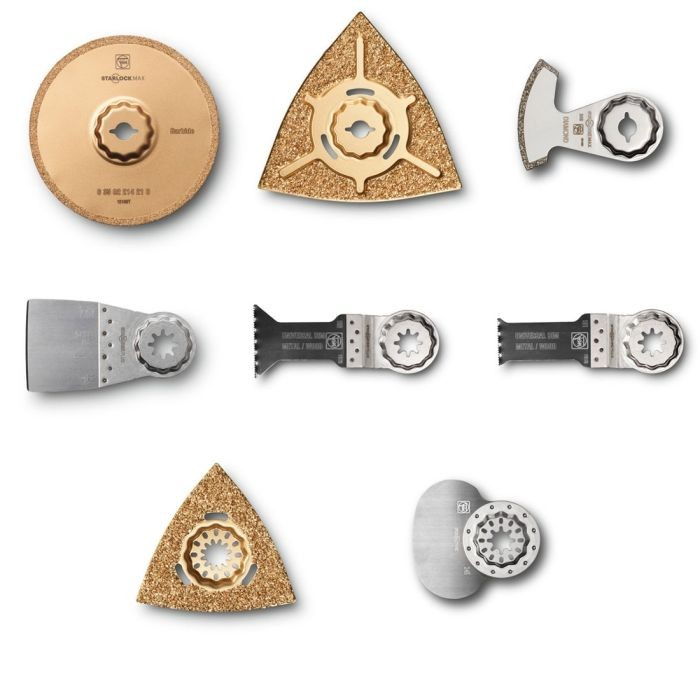 Fein Starlock Max E-Cut Tiling Blade Set for Bathroom Renovation x8 Pcs 35222946030