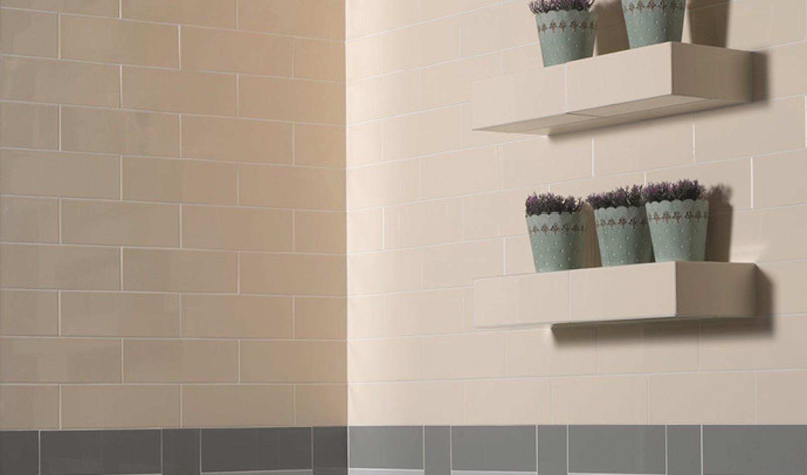Waterstone Burano 100x300mm Wall Tile Beige 1050 Matt - Tone 01