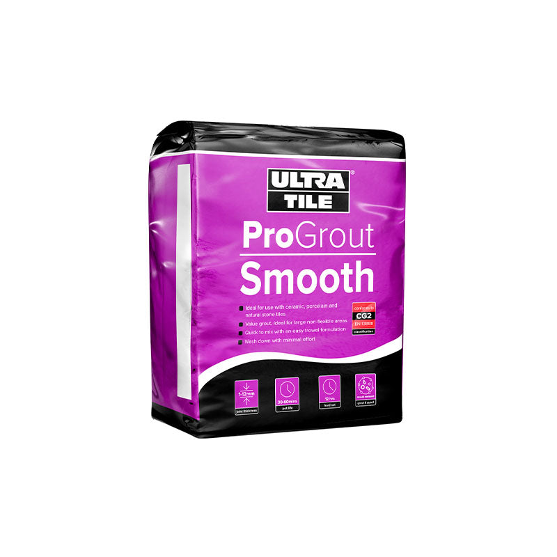 UltraTile Progrout Smooth White - 10kg