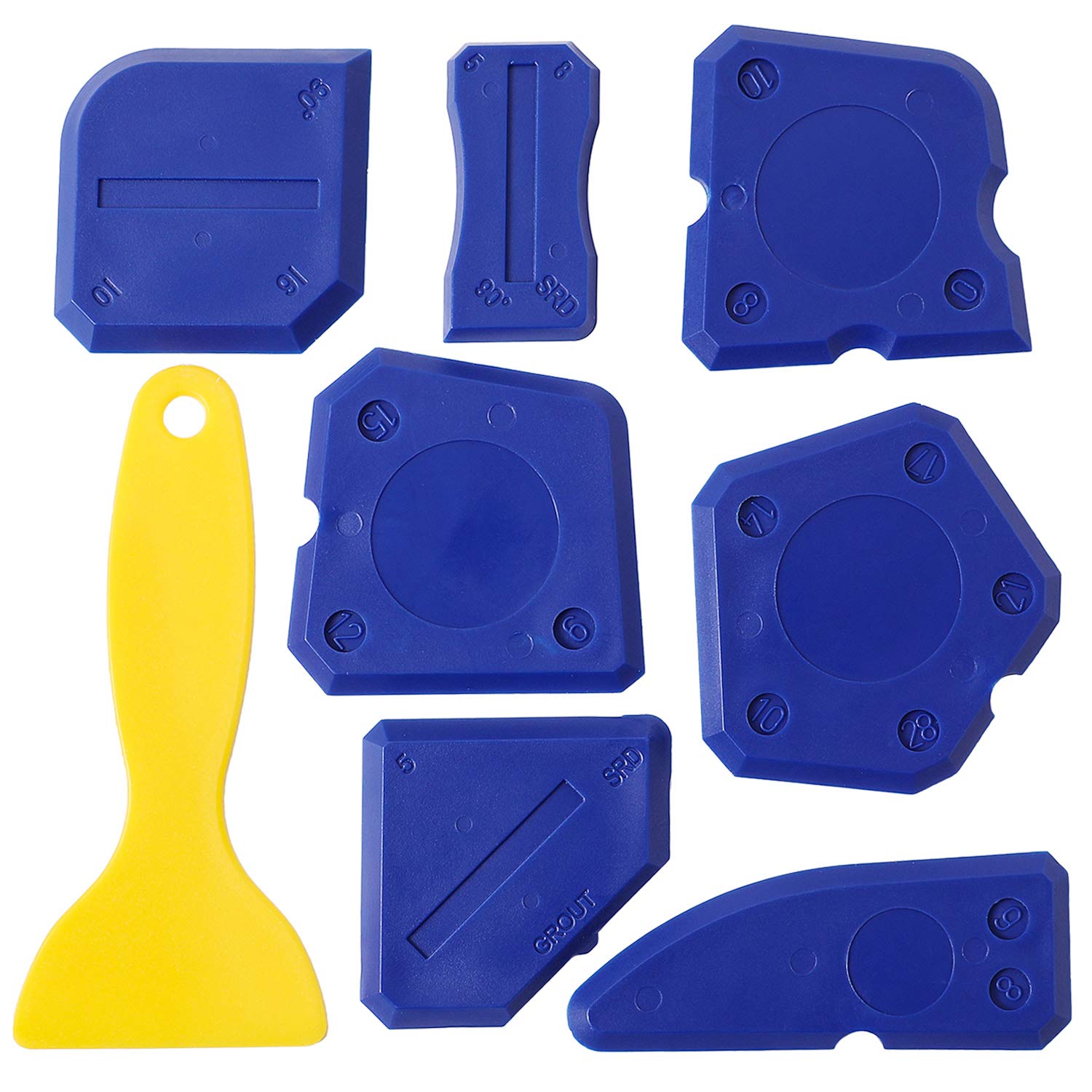 Silicone Finishing Tool Sealant Smoother Caulking Profile Kit