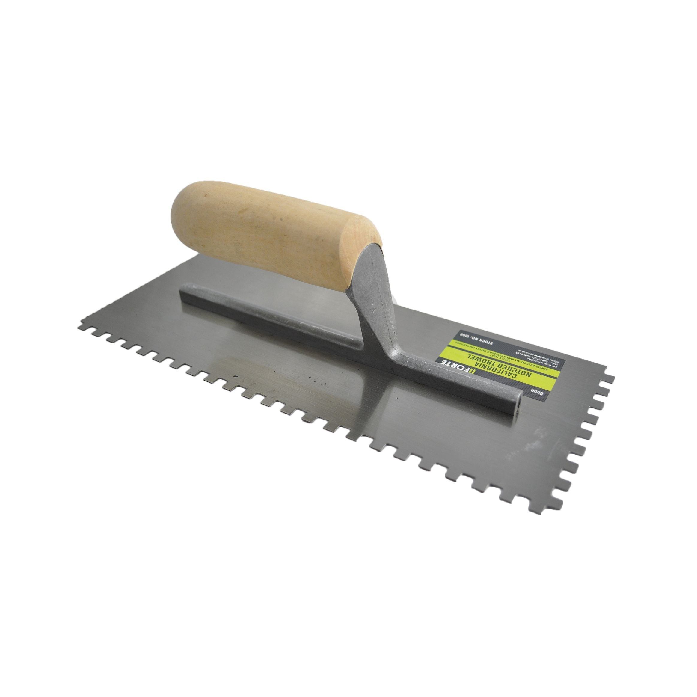 FORTE California Notched Trowel 3mm