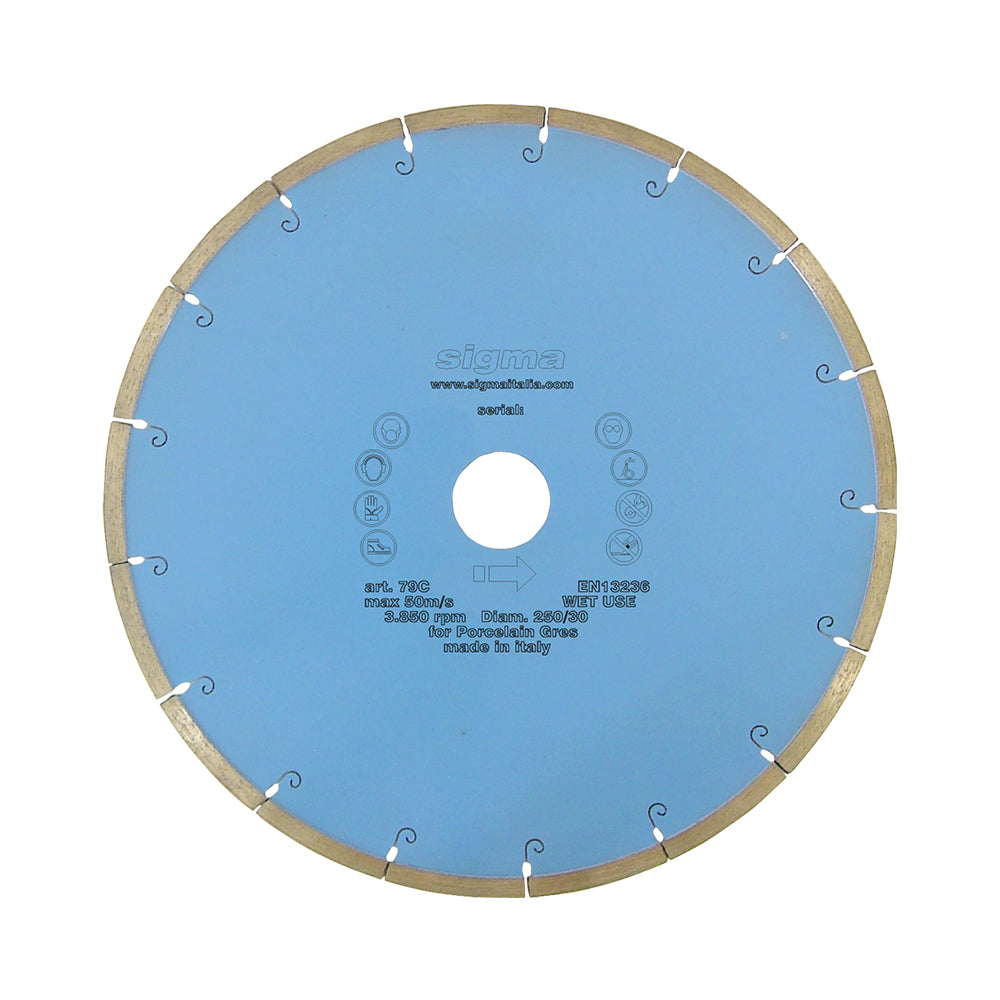 Sigma Wet Cutting Diamond Blade - 300mm