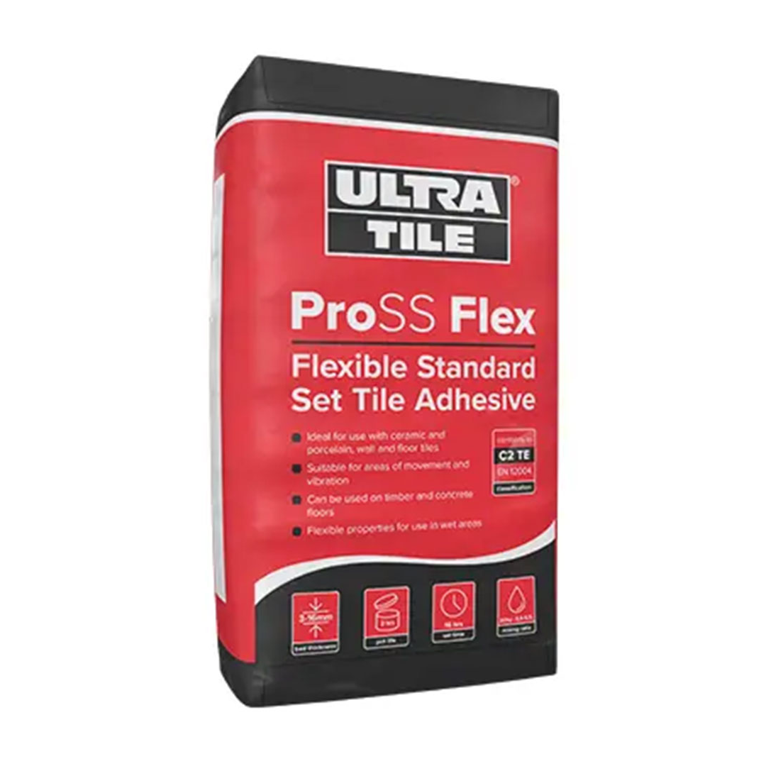 Ultra Tile Fix Pro SS Flex Polymer Modified Standard Set Flexible White - 20kg