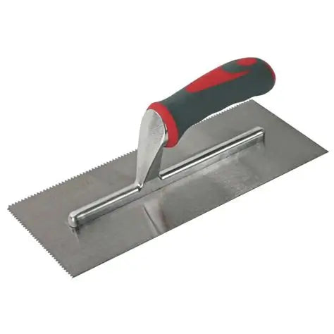 Forte 3mm Notched Trowel Soft Grip – Tile Adhesive Spreader for Wall & Mosaic Tiling