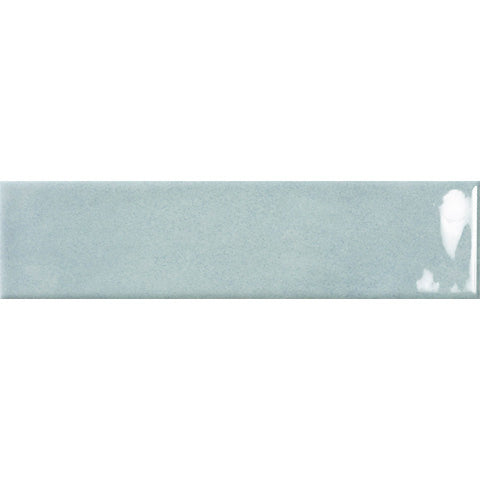 Wall Tile Bricks Porcelain 70x280 Gloss Light Blue Finish