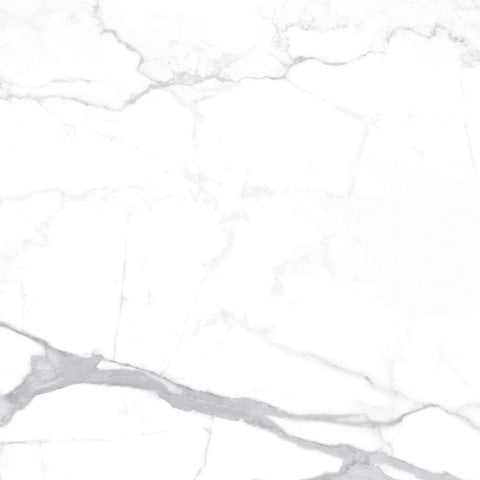 Cascade Marble - White/Grey - 608x608mm