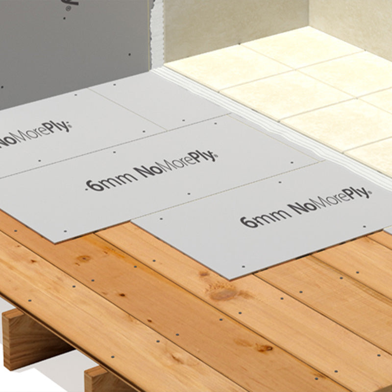 NoMorePly 6mm Tile Backer Cement Board - 1200x600