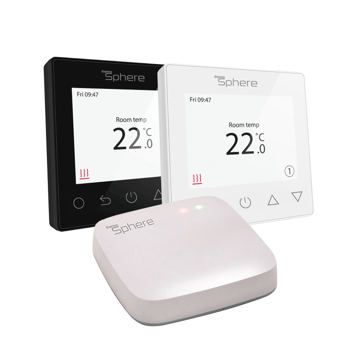 ThermoSphere Smarthome Control -  Black Thermostat & Hub